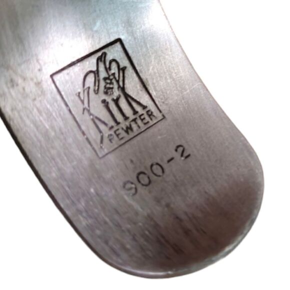 Kirk Stieff Pewter Violet 900-2 Collection Flower Cuff Bracelet - Picture 7 of 10